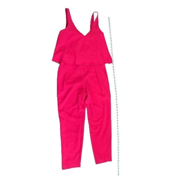 TRINA turk jumpsuit romper‎ tank hot pink size 0 NWT (ES) - Picture 10 of 12